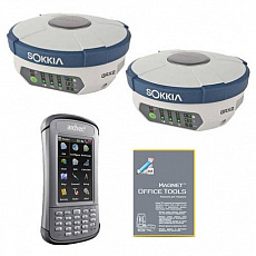 Комплект из двух геодезических спутниковых приемников GRX2 DUHFII/GSM и контроллера Archer2 и Magnet Field GPS+